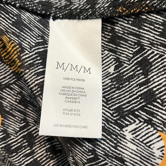 CAbi Women's Blouse in Black and Yellow - Picture 4 of 4